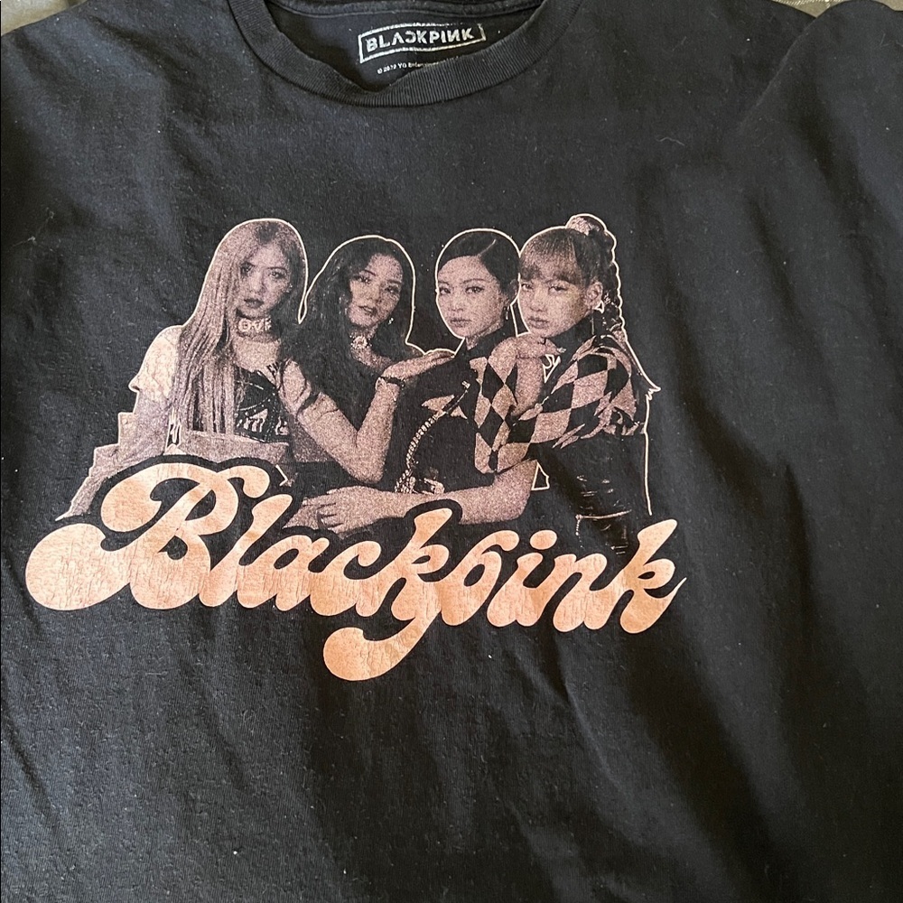 Blackpink 2022 Graphic Band T Shirt Black Pink K Pop XL - Picture 3 of 4